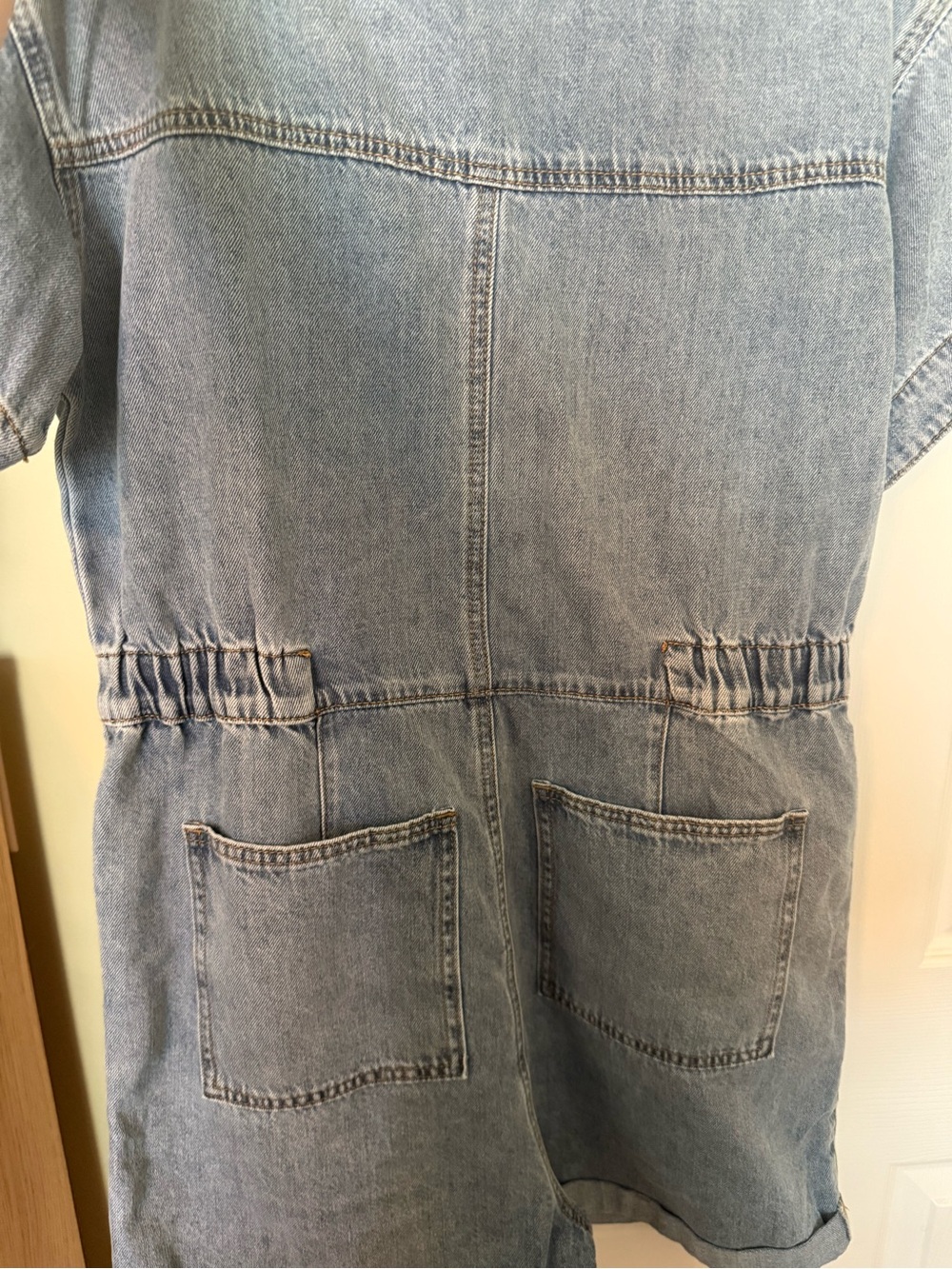 Wishlist Light Wash Denim Romper - Picture 3 of 3